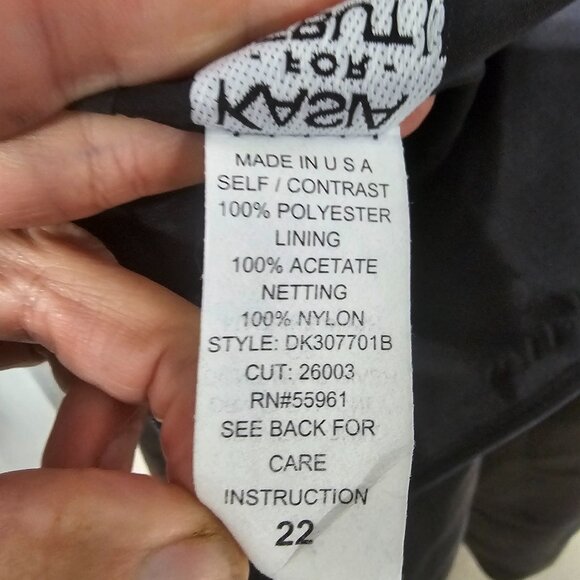 Vintage Kasia for Debut Y2K Black Satin Evening Gown Lace Up Beaded Maxi 22 - Picture 8 of 10